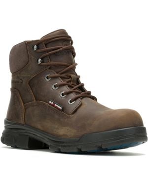 Wolverine Durashocks Sr Icon Waterproof Carbonmax 6" Construction Boot - Brown