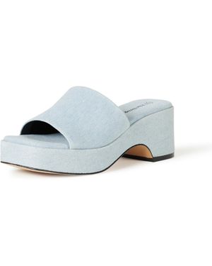 Sandali Bassi Da Donna Con Nodo - The Drop, In Ecopelle, Punta Quadrata E Plantare Imbottito - Foto 8