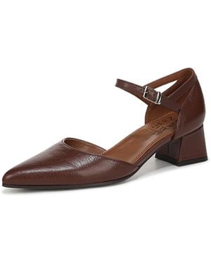 Naturalizer Maddox Pump Cappuccino Brown Leather 5 M