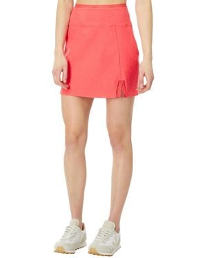 Beyond Yoga Spacedye Allure Skirt Red Ash Heather Lg