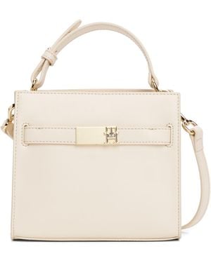 Tommy Hilfiger S Heritage Satchel - White