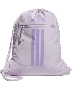 adidas Alliance Sackpack – Drawstring Backpack For - Purple