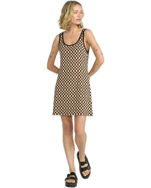 Volcom Stoneway Bodycon Mini Stretchy Knit Fabric - Multicolor