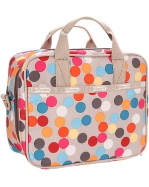 LeSportsac Lunch Box 7993p Duffle Bag,dot O Rama,one Size - Red