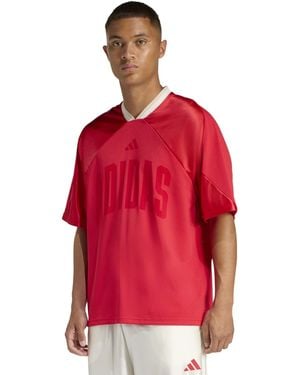adidas Stadium Seasonal Mesh T-shirt - Red