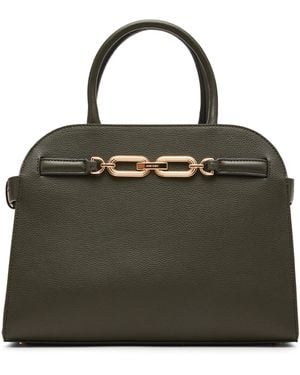 Anne Klein Medium Curved Satchel With Convertible Strap - Green