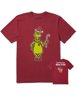 Life Is Good. Greetings From Who-ville Short - Red