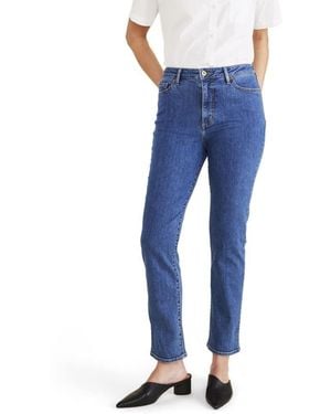 Dockers Slim Fit High Rise Jean Cut Pants - Blue