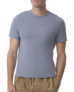 Splendid Mills Supply By S Plain Jersey Crew Tee - Blue