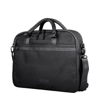 Kenneth Cole Kenneth Cole Recycled Polyester Slim 16" Laptop Business Briefcase - Black