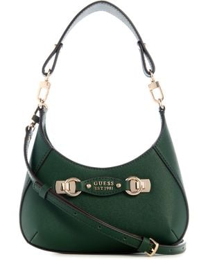 Guess Mimina Mini Top Zip Crossbody - Green