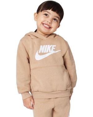 Nike Club Fleece Sportswear Pullover Hoodie - Natural