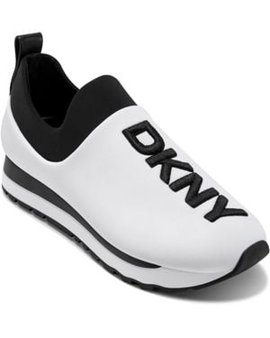 DKNY Jadyn Slip On Jogger Sneaker - White