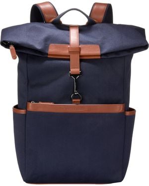 Cole Haan Judson Brushed Twill Backpack - Blue