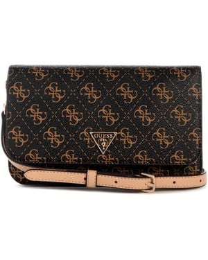 Guess Noelle Ii Crossbody Flap Organizer - Black