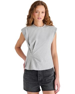 Steve Madden Apparel Sebastien Top - Gray