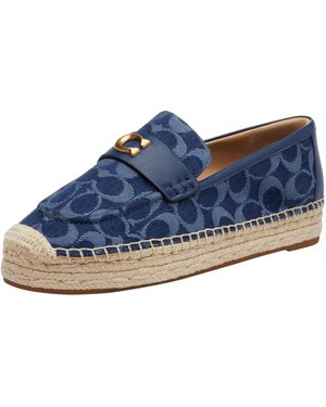 COACH Camilla Signature C Espadrille Loafer - Blue