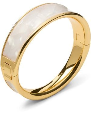 Kate Spade Bold Bangle Bracelet, Glass/Rose Tone - Black