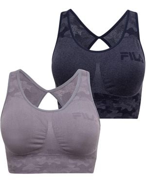 Fila 2-pack Sealmess Bra - Blue