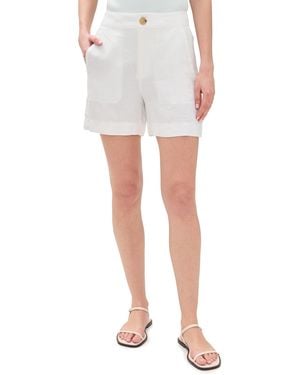 Vince S Mid Rise Hemp Short - White