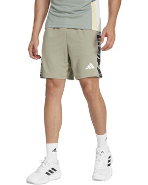 adidas Train Essentials Sea 3-stripes Shorts - Green