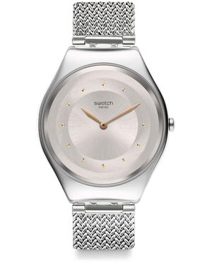 Swatch Skin Irony Quartz Stainless Steel Strap - Blue