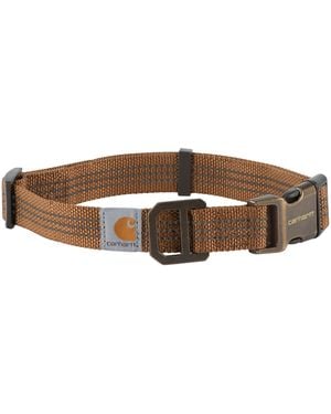 Carhartt Fully Adjustable Nylon Webbing Collars For Dogs - Brown
