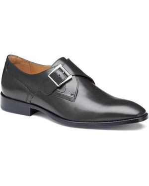 Johnston & Murphy Richland Monk Strap Oxford - Black