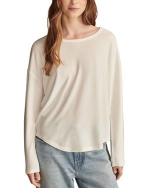 Lucky Brand Cloud Crew Neck Tee - Natural