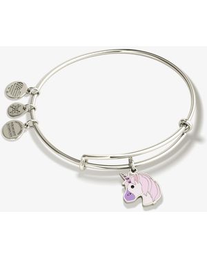 ALEX AND ANI Pasta Multi Charm Bangle in Metallic Lyst
