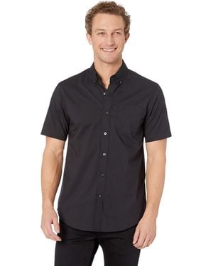 Dockers Classic Fit Short Sleeve Signature Comfort Flex Shirt - Black