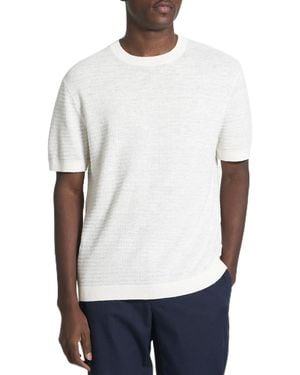 Theory Kolben Shirt In Pacific Linen - White