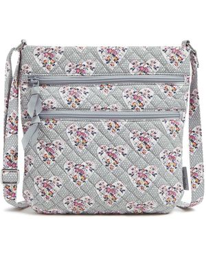 Vera Bradley Iconic Triple Zip Hipster - Gray