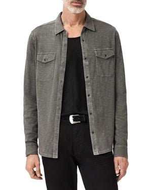 John Varvatos Arvon Shirt Seal Gray M