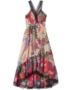 Just Cavalli S New Zeland Print Maxi Dress - Red