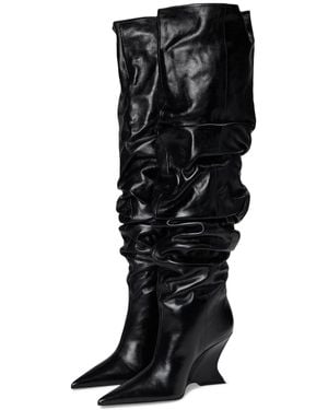 SCHUTZ SHOES Siena Otk Slouch Fashion Boot - Black