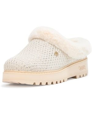 Skechers Martha Stewart Arch Fit Keepsakes Slipper - Natural