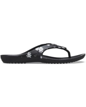Crocs™ Kadee Ii Graphic Flip Flops | Sandals For - Black
