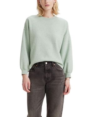 Levi's Leo Raw Cut Crew, - Gray