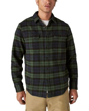 Lucky Brand Cloud Soft Long Sleeve Flannel - Black