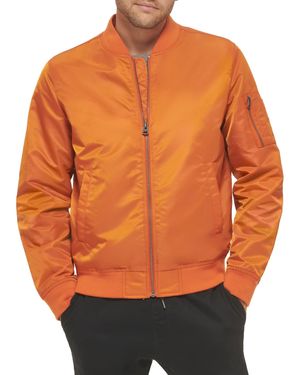 Levi's Flight Satin Bomber Jacket - Orange