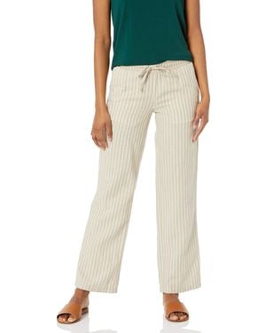 Amazon Essentials Pantalon mélangé avec Cordon de Serrage - Blanc