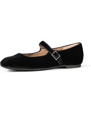 Amazon Essentials Mary Jane Ballet Flat - Black
