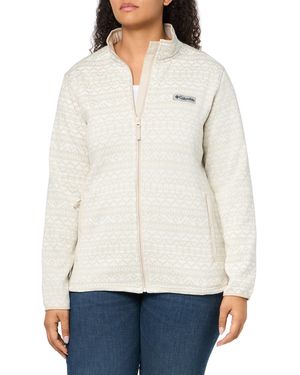 Columbia Sweater Weather Print Full Zip - White