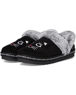 Skechers Bobs Cosy Kiss-meow Pjs Slipper - Black