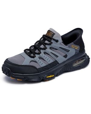 Skechers Skech-air Envoy Emissary Slip Trainers - Blue
