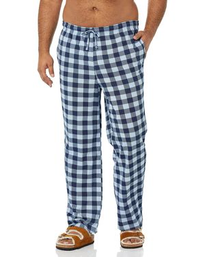 Amazon Essentials Pantaloni del pigiama in maglia di cotone Uomo - Blu