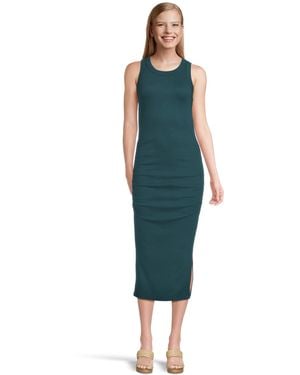 Michael Stars Wren Ruched Midi - Blue