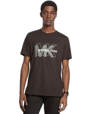 Michael Kors Mixed Logo Graphic T-shirt - Black