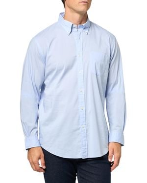 Brooks Brothers Performance Series Stretch Polo Button-down Collar Sport Shirt - Blue